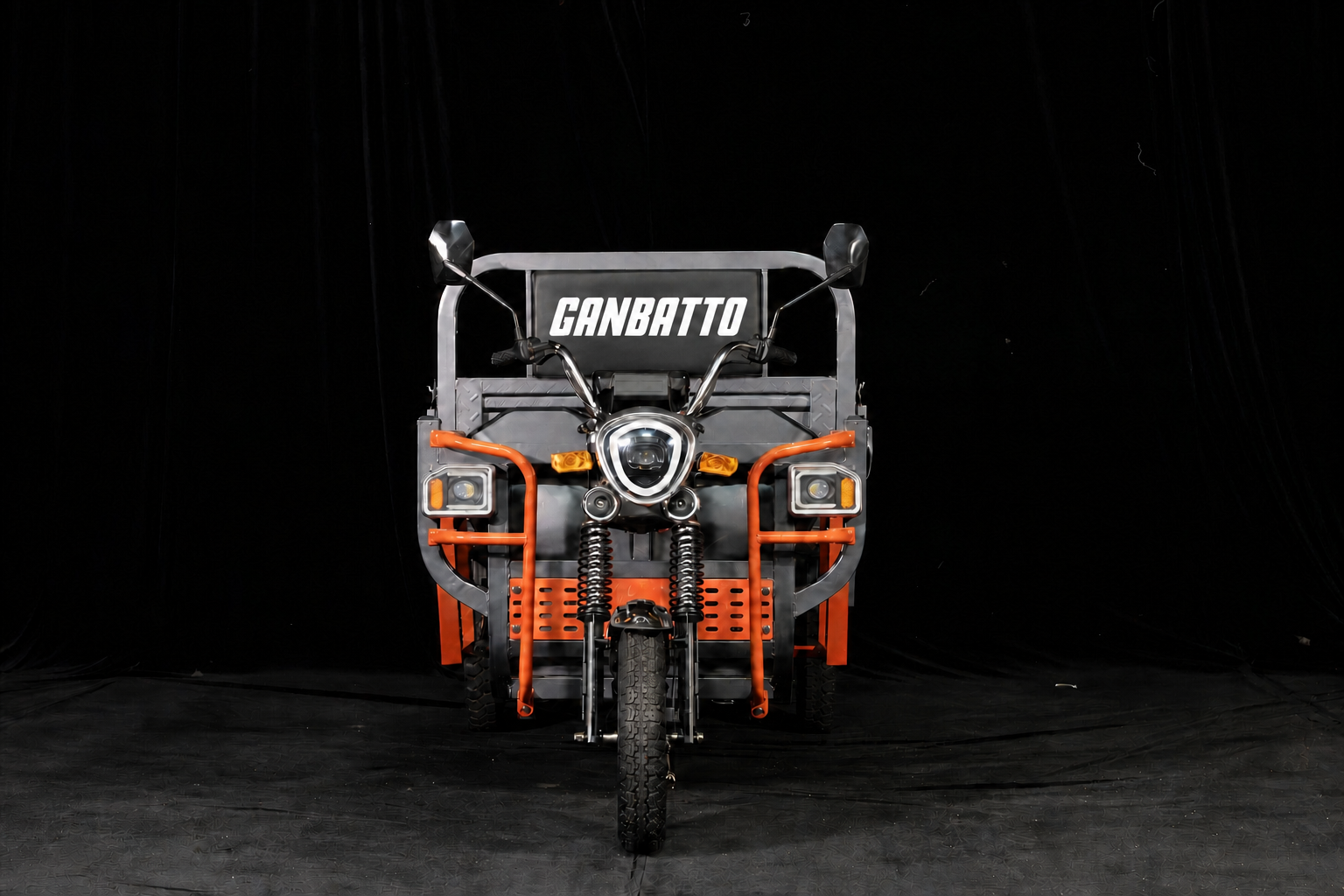 Electric cargo vehicles for work between fields, rows and buildings